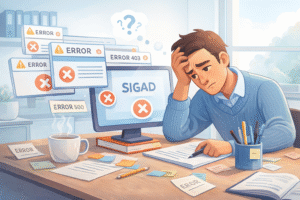 Errores más frecuentes en SIGAD y cómo solucionarlos paso a paso
