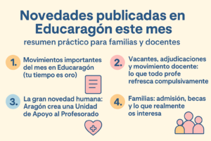Novedades Educaragon noviembre 2025